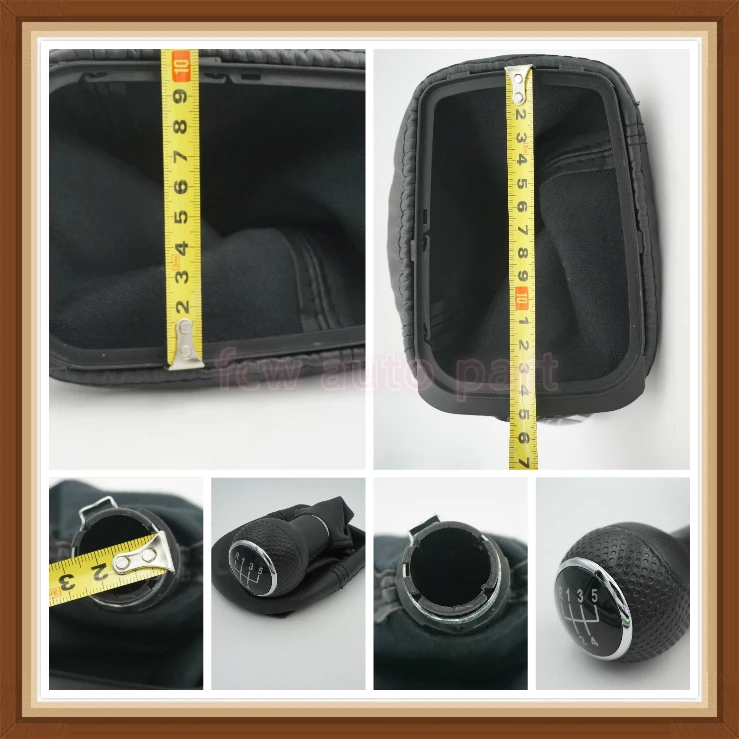 1J0711113 для Bora Jetta Golf 4 5 IV V MK4 Leon Toledo 5 скоростей ручка переключения передач с кожаным голенищем 23 мм