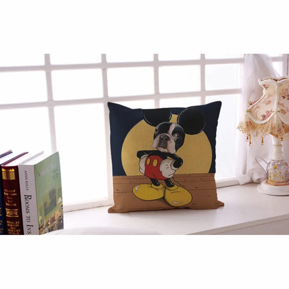 Набор наволочек для автомобиля модные мягкие наволочки с мультяшными животными