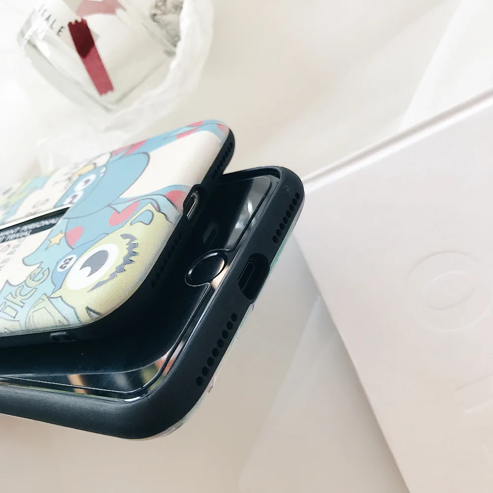 Чехол AXBETY для iPhone XR 11 Pro XS MAX X, модный мультяшный чехол с петлей на палец и кольцом для iPhone 8, 6, 6 S, 7 Plus, скрытый чехол-подставка