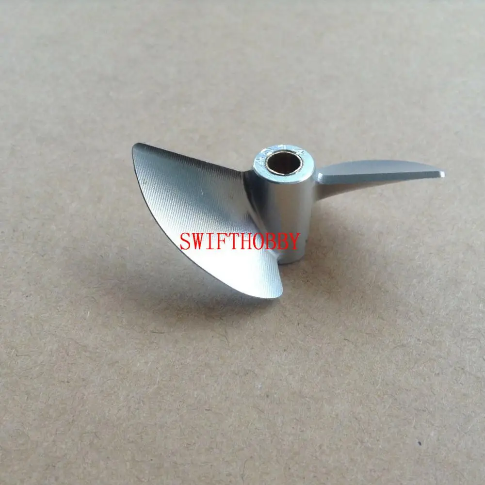 2 blade 440 CNC alu propeller dia 40mm pitch 1.4p for 4mm shaft rc boat | Игрушки и хобби