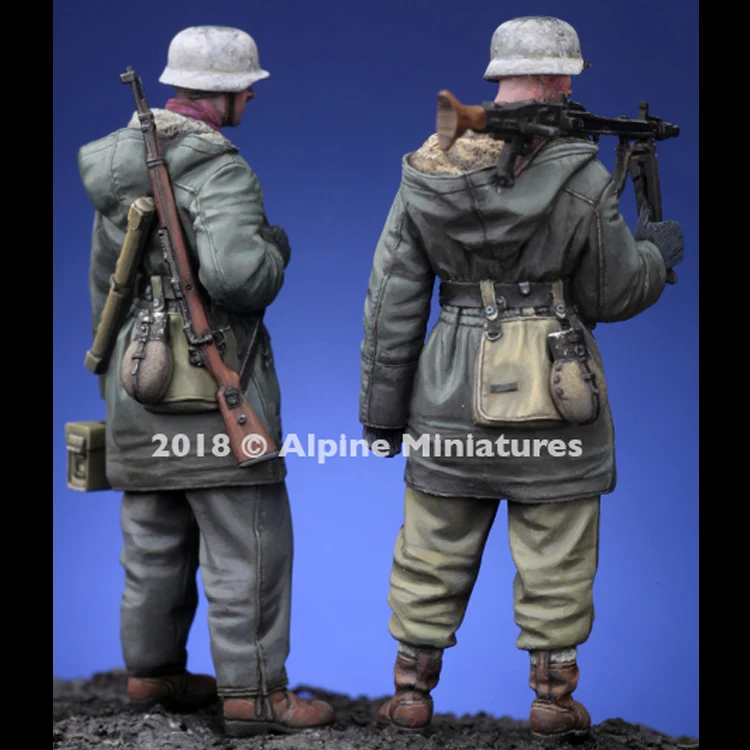 1/35 мг команда в наборе Харьков с 2 головами смоляная модель солдата GK военная тема
