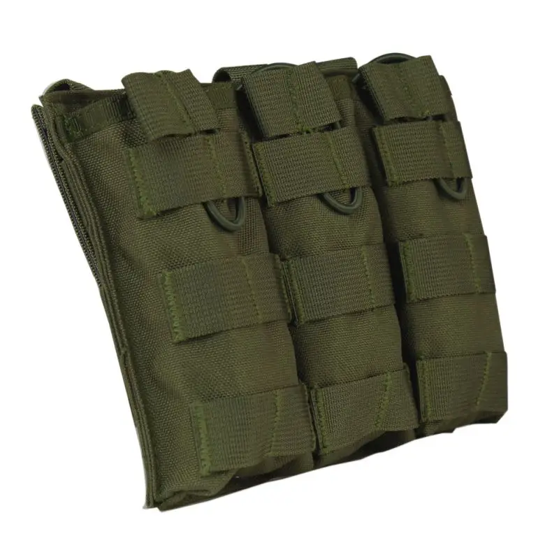 Тактический MOLLE тройной с открытым верхом подсумок быстро AK AR M4 FAMAS барсетка для Пейнтбол