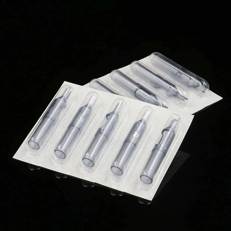 

50PCS 9D Sterile Grey Disposable Tattoo Tips Short Plastic Needle Tips For Tatoo Body Art Supply Free Shipping