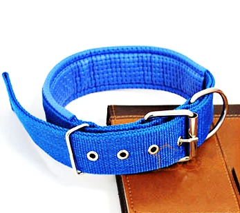 Ошейник для собак из мягкой кожи Большой питбул подкладка полипропиленовая пена