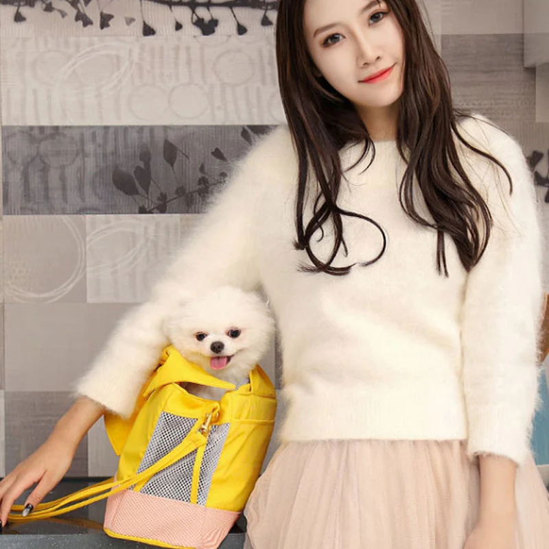 Симпатичная маленькая дорожная сумка переноска для кошек и собак уличная