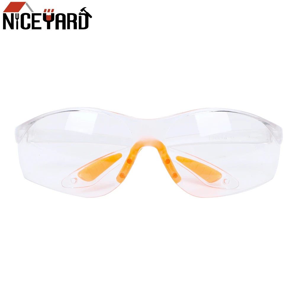 

NICEYARD Outdoor Safety Eye Protective Goggles Anti-dust Soft Silicone Nose Clip Unisex Sand Prevention Labor Insurance Glasses