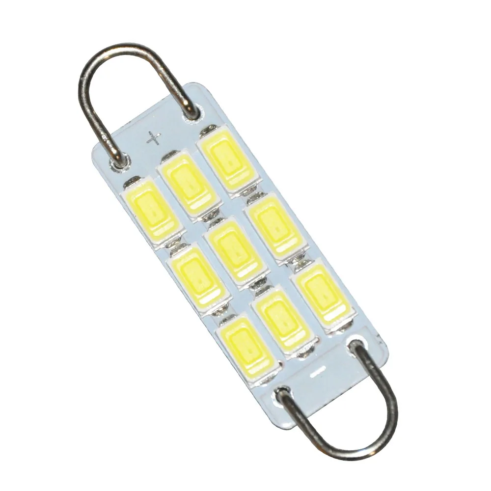 10 шт. гирлянда купол 39 мм 42 44 9SMD 5630 белый жесткий светодиодный светильник с картой