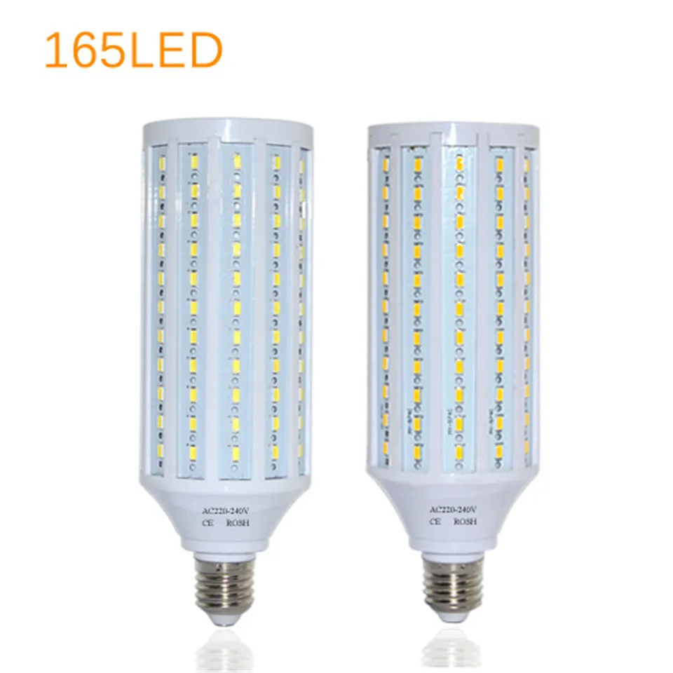 1 шт. сверхмощная 50 Вт Светодиодная лампа-Кукуруза E27 E14 E40 B22 165LED s 110 В/220 В