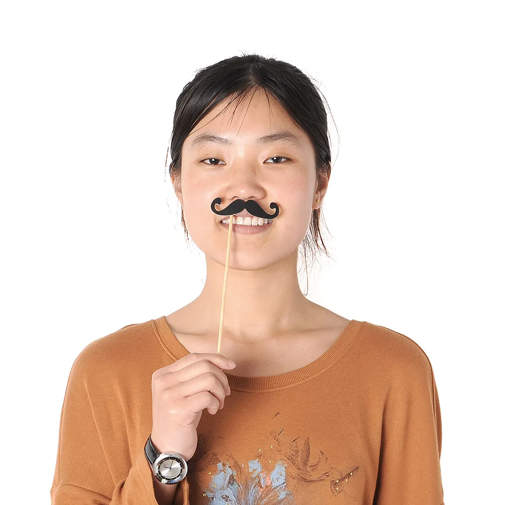 36 шт. DIY Уход за кожей лица смешные маски реквизит для фотосессии Усы на палке Свадьба День рождения Рождество пользу подарок
