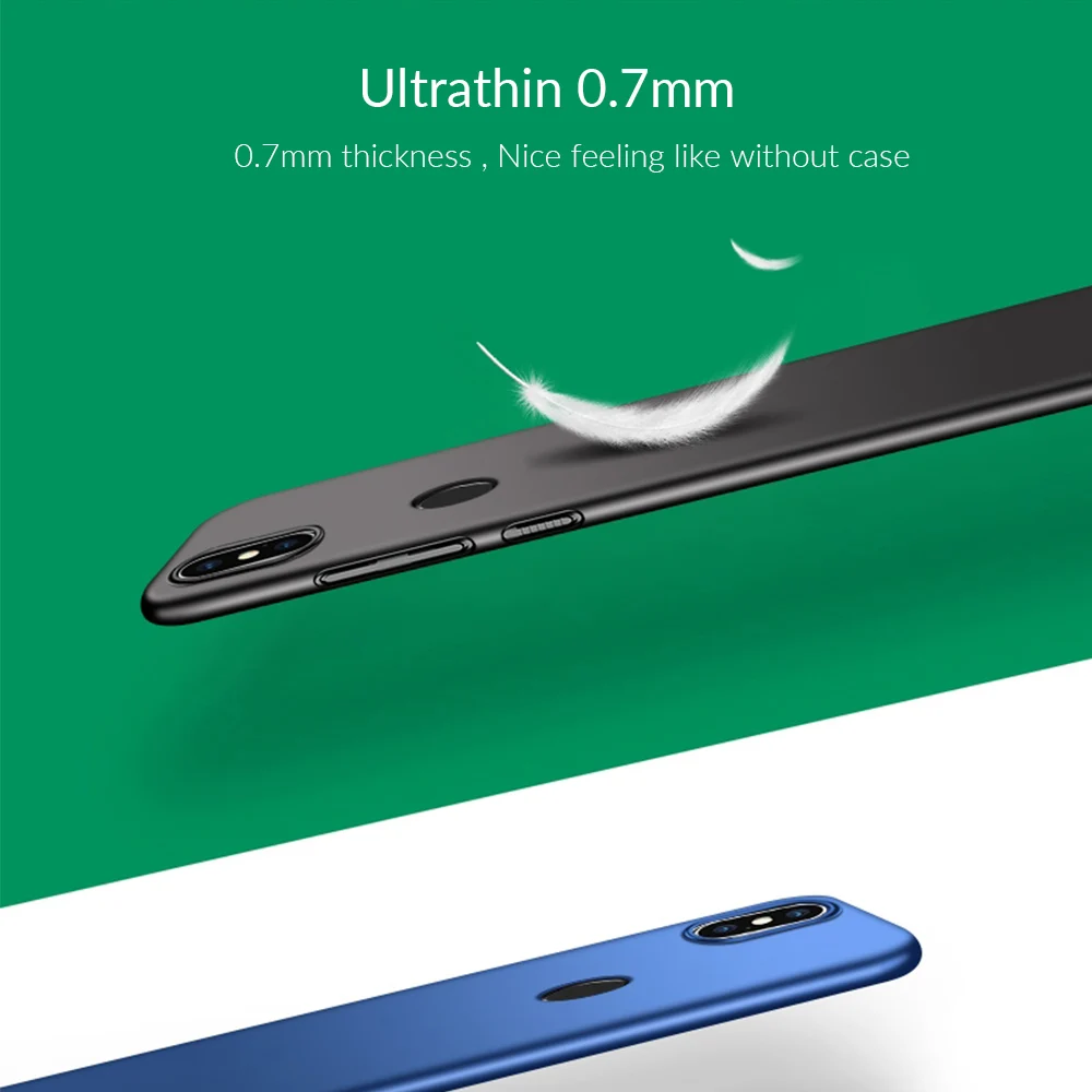 Чехол накладка для Xiaomi Mi 8/8 SE/8 Pro Lite ультратонкий матовый из ПК 4 цвета на
