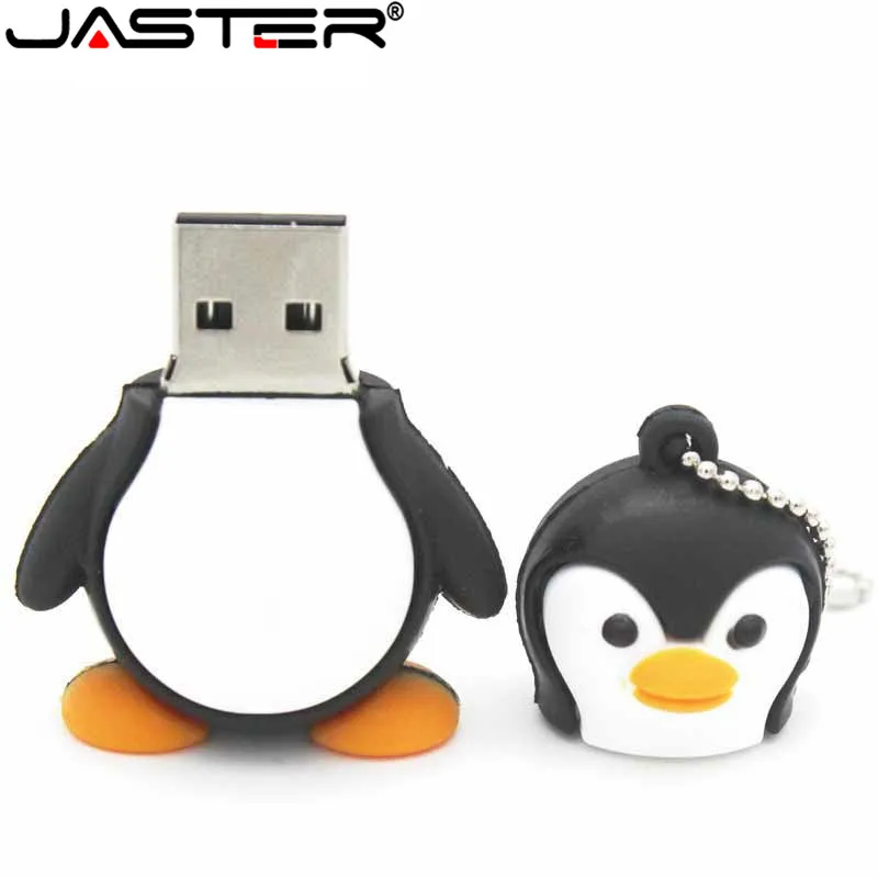 JASTER Новая акция креативная 100% фактическая емкость Пингвин серия USB карта флэш