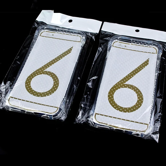 Air Sac противоударный Прозрачный чехол для iPhone 6 6S Plus 5 ''Arc дизайн Полная защита