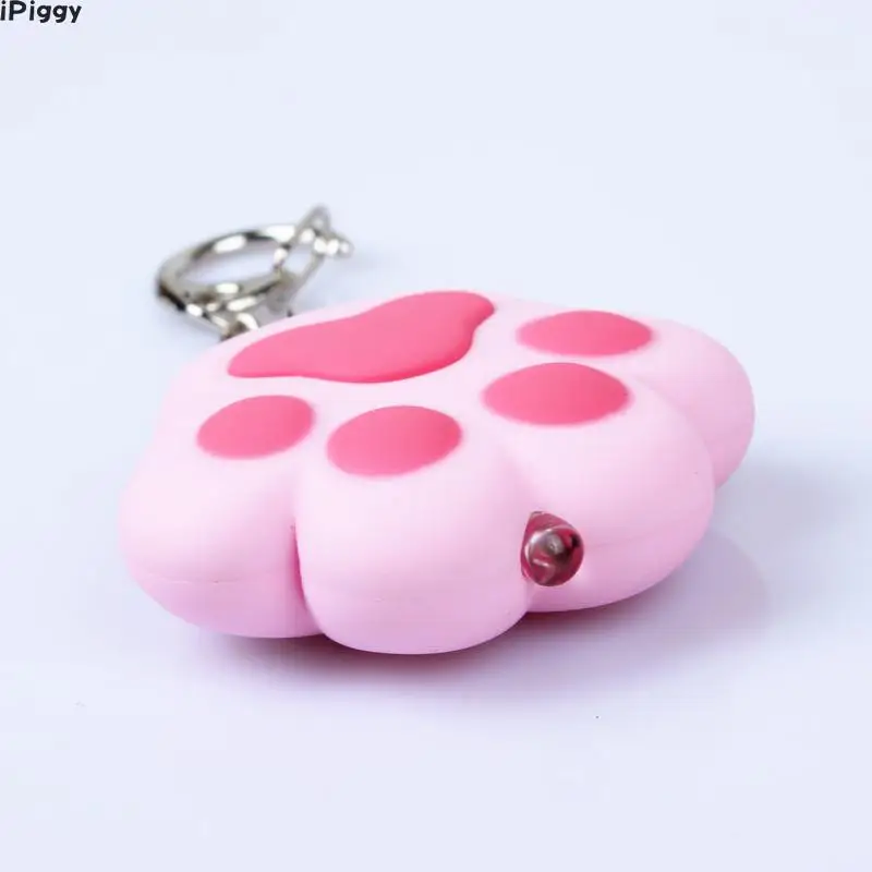 IPiggy мультяшный милый брелок кот лапы ноги со звуком светодиодный брелок-фонарик