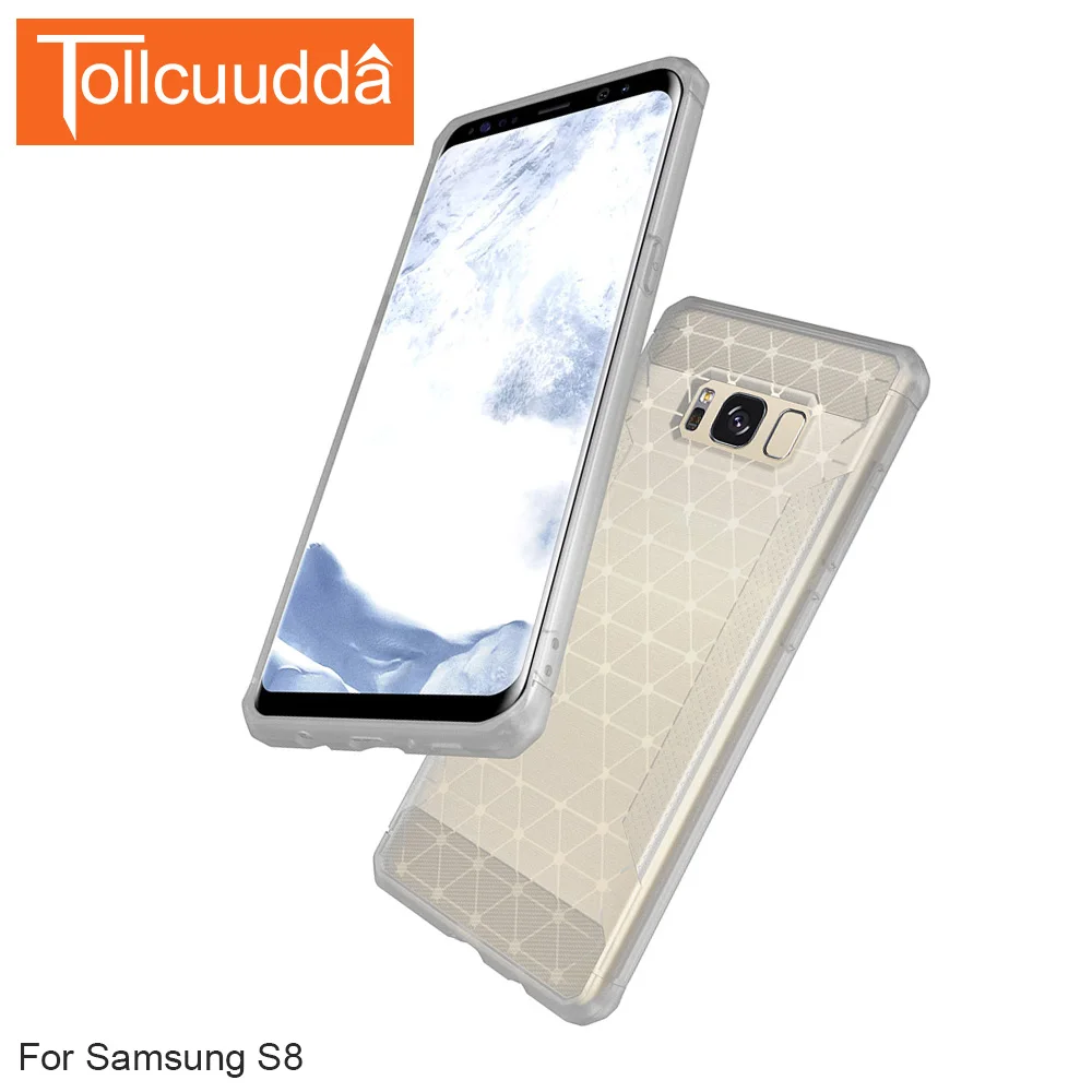 Подлинная телефона чехол для Samsung Galaxy S8 ТПУ силиконовый casephone Корпус и Чехлы