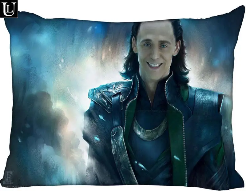 Pillowcase Пользовательские loki том Прямоугольная подушка размер крышки 45x35 см(одна сторона) печать по индивидуальному заказу с молнией полиэстер хлопок наволочка больше размер - Цвет: Pillowcase