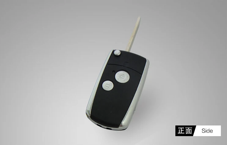 Модифицированный черный чехол для автомобильного ключа пульта с 2 кнопками Honda