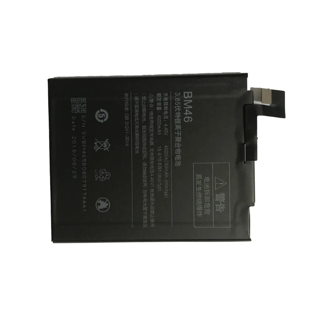 MAX BM46 оригинальный мобильный телефон с внешним аккумулятором Батарея для Xiaomi Redmi