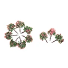 10 шт.лот 4 см Модель Деревья Пейзаж Модель поезда дерево с розовым цветком для железнодорожных пейзажей масштаб 1300