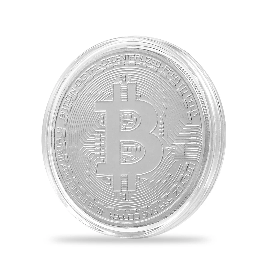 5 шт./компл. позолоченные монеты Биткойн коллекционные большой подарок Бит монета