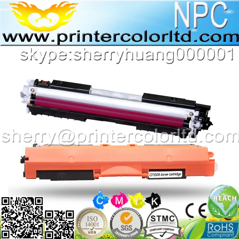 Цветной тонер-картридж для HP CE310A CE311A CE312A CE313A совместимый с CP1025/1025NW LaserJet Pro 100