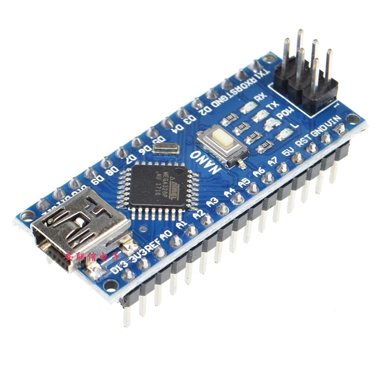 Плата контроллера Mini USB CH340 Nano 3 0 ATmega328P плата совместимая с Arduino драйвер V3.0