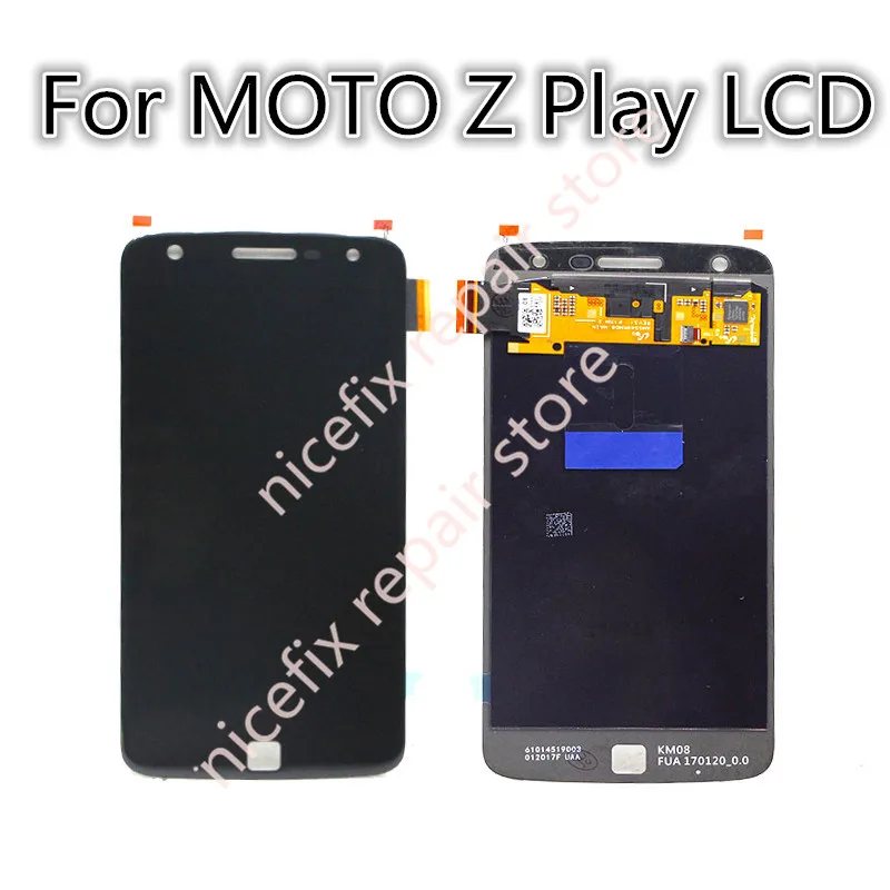 ЖК-дисплей с сенсорным экраном и дигитайзером в сборе для Motorola Moto Z Play замена
