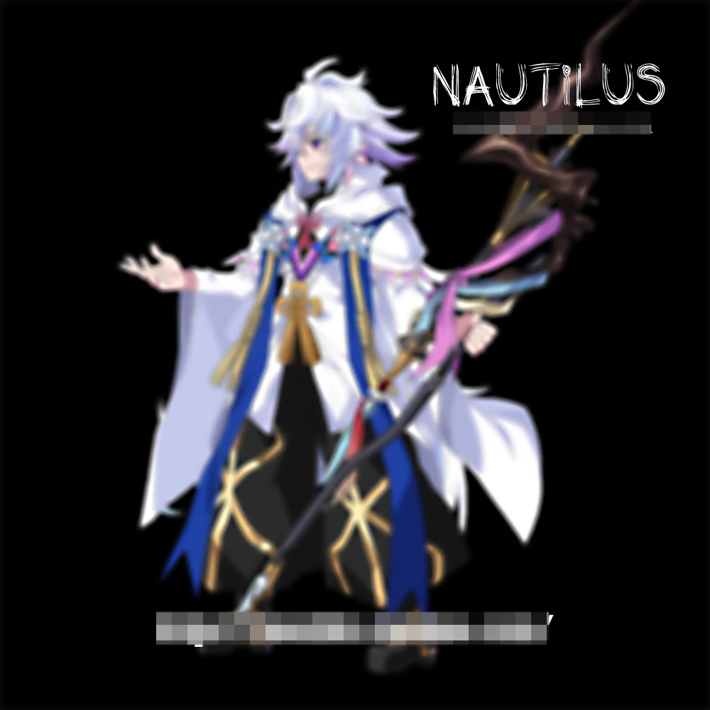 [Настроить] Fate/Grand Order FGO Merlin косплей костюм цветок волшебник Мерлин Хэллоуин костюм для женщин