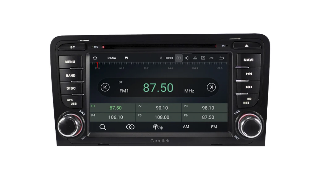 Платформа Android автомобильный радиоприемник 2 Дина DVD плейер gps радио мультимедиа для Audi A3 8P S3 RS3 2003 2004 2005 2006 2007 2008 2009 2010 2011