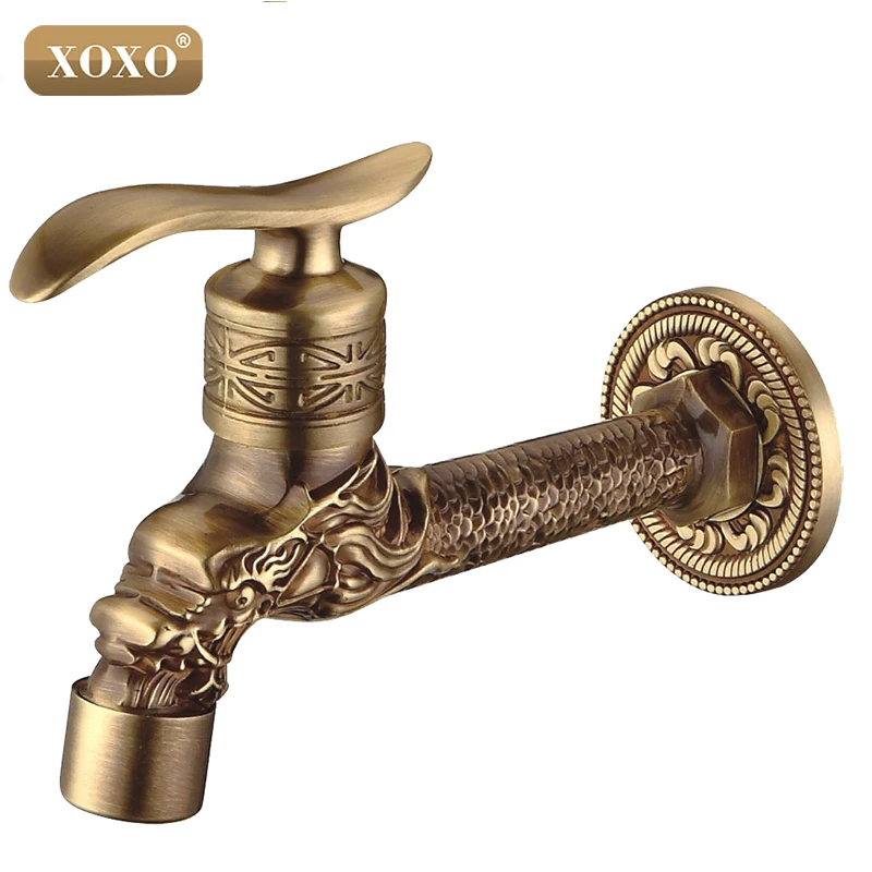 XOXO смеситель для стиральной машины кран в форме животного из античной бронзы с