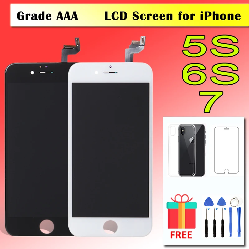 ЖК экран для iPhone 5 100% AAA дисплей сенсорный 3D дигитайзер замена Pantalla полностью Ecran