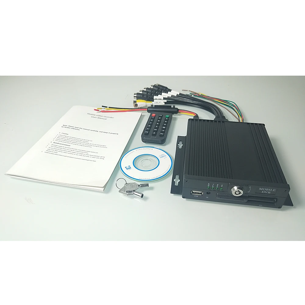 Видеорегистратор для грузовика/полугрузовика 4 канальный хост наблюдения за