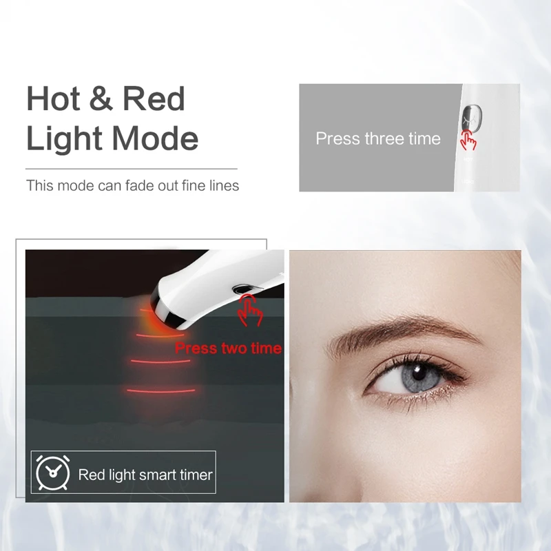 売る TOUCHBeauty アンチエイジング 40-度アンチエイジングアイエッセンスクリーム高周波振動マッサージ & 赤色光排除しわ TB-1662