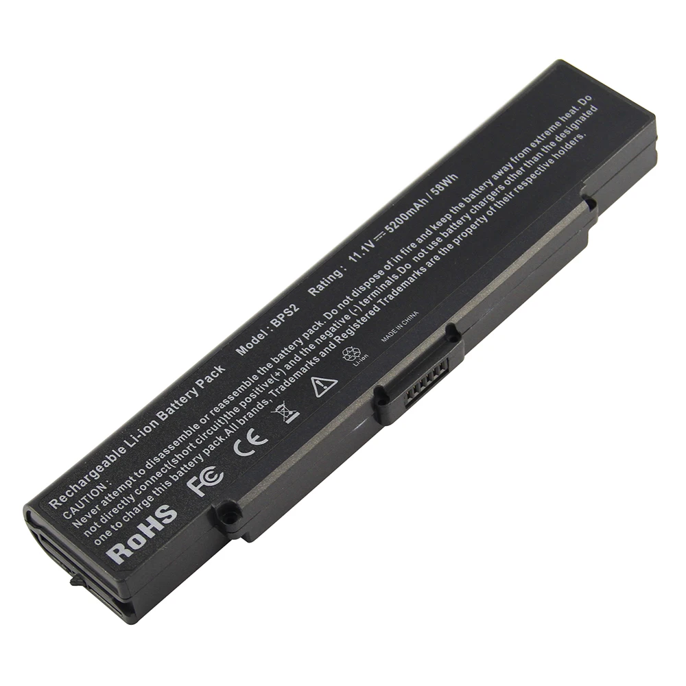 Аккумулятор для ноутбука Sony BPS2 VGP BPS2A BPS2B BPS2C BPL2C CE7 BPL2 5200 мАч VAIO VGN AR21 C51 C61