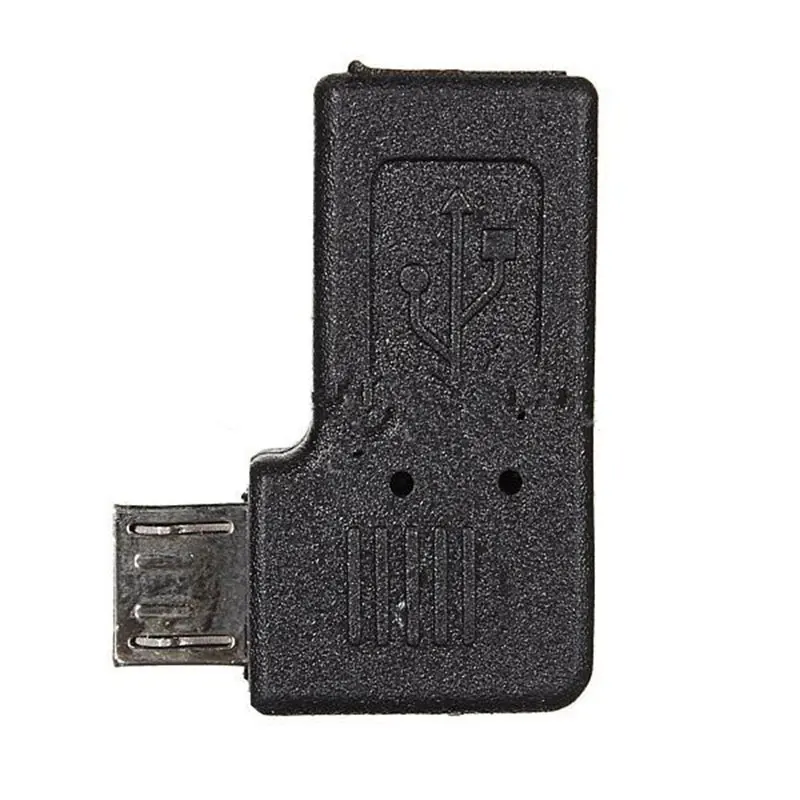 Преобразователь адаптера под прямым углом USB 2 0 Mini A 5 pin мама к Micro B 5pin