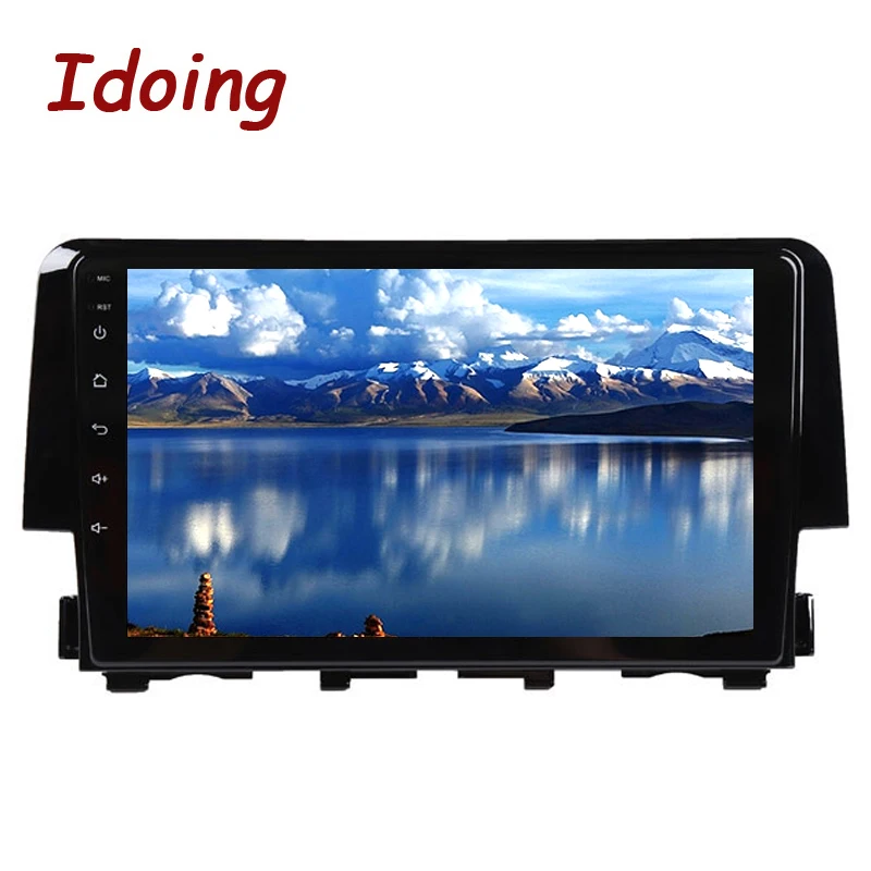 Idoing " 1Din Автомобильный Android 8,0 Радио мультимедийный плеер для Honda Civic 4G+ 64G Восьмиядерный gps навигация и ГЛОНАСС Wifi