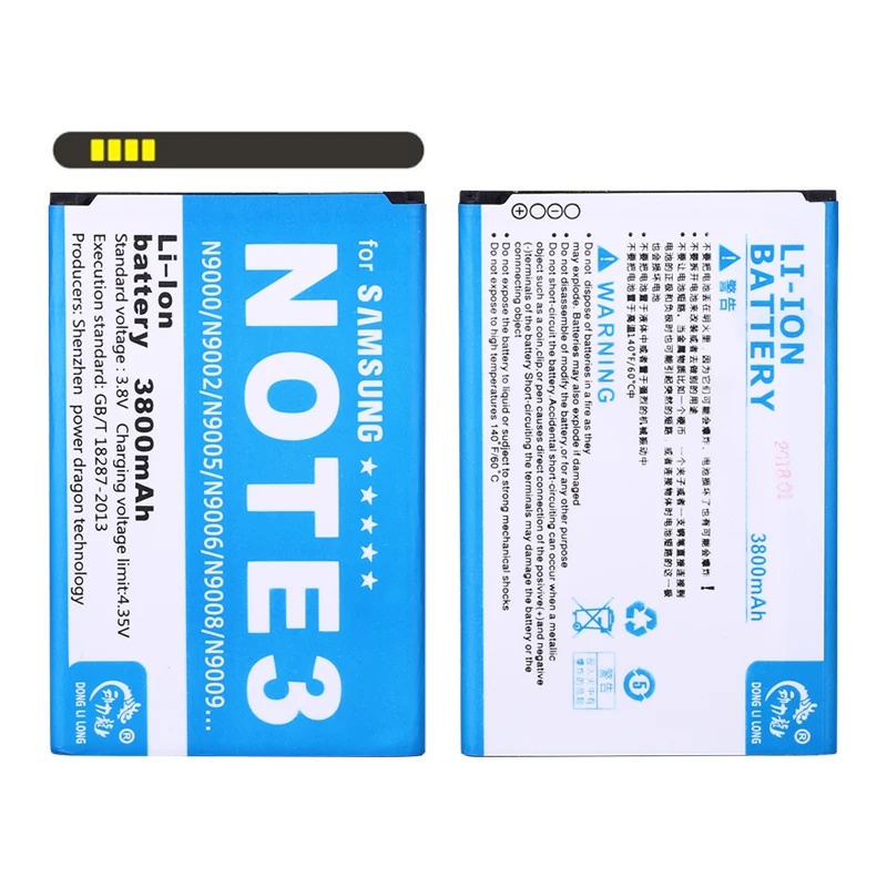 Аккумулятор для Samsung Galaxy Note 3 B800BC B800BU N9000 N9005 N900A N900 N9 3800 мАч|note battery|battery for samsungmobile phone