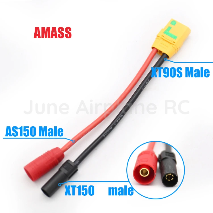 Amass XT90 Turn XT60 AS150 XT150 штекер гнездо Цилиндрический разъем anti spark для RC DIY FPV Quadcopter