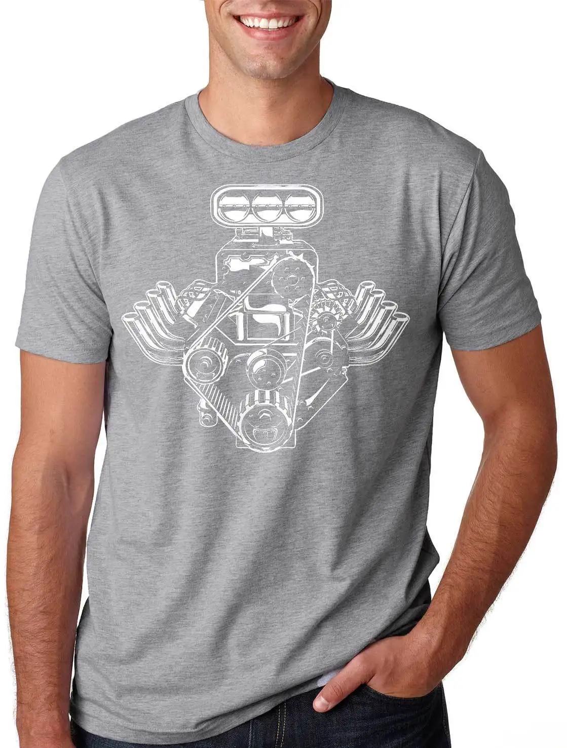2019 автомобильный двигатель телефон Американский поршень футболка подарок для|tee