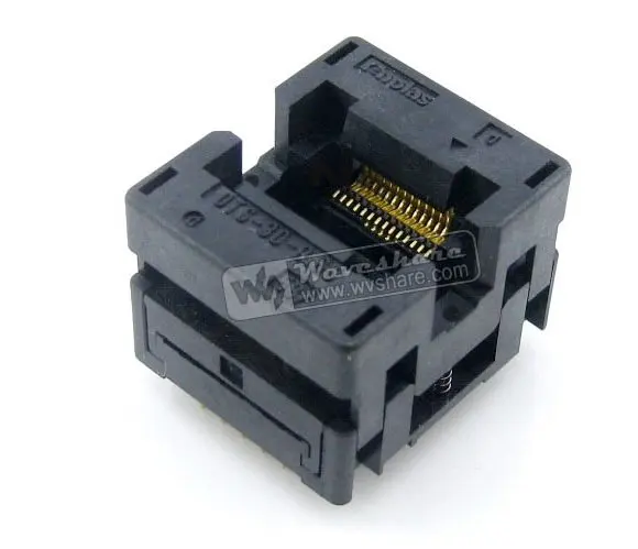 Адаптер программирования SSOP30 TSSOP30 Φ Enplas IC Test Burn-in Socket шаг 0 65 мм ширина 6 1 |
