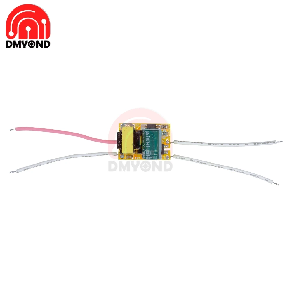 3 Вт DC 9 V-12 V Светодиодный светильник водителя трансфомеры чип Питание трансформатор AC 85-265V 3W хороший излучающий зарядная Модульная плата 100mA