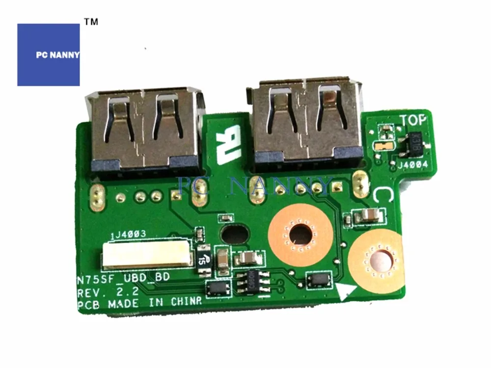 ПК Няня для ASUS N75 N75S N75SF двойная Плата USB 90R N69US1001U набор динамиков работает|usb for pc|pc