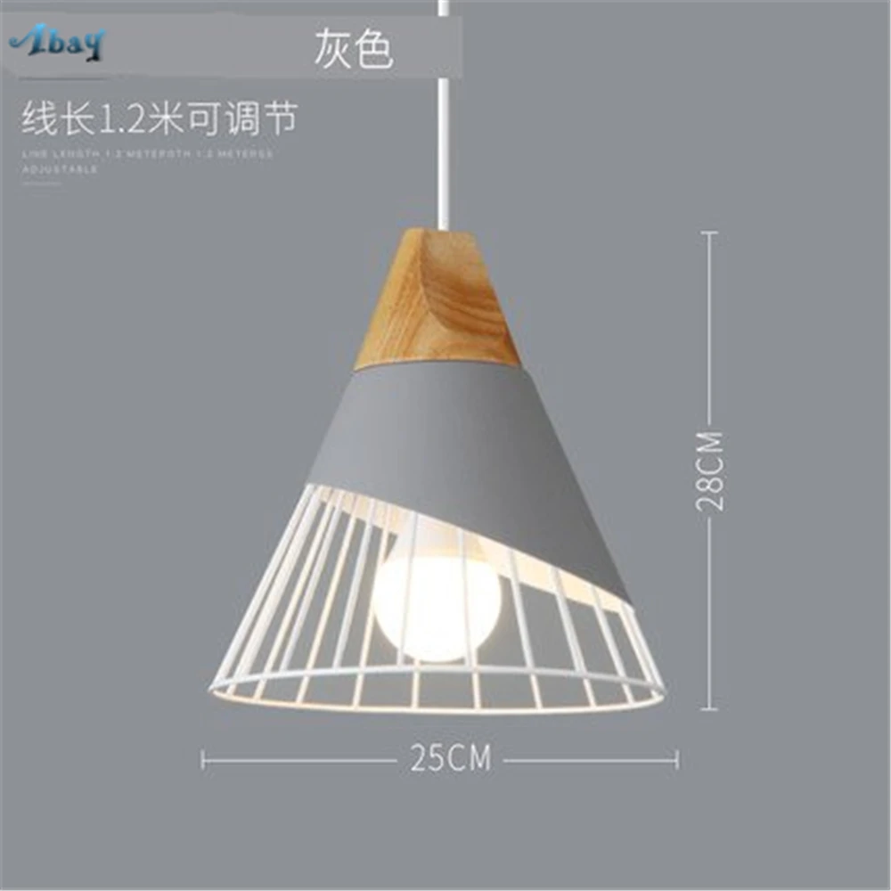 Скандинавская деревянная подвеска с дизайном бадминтон Светильники для