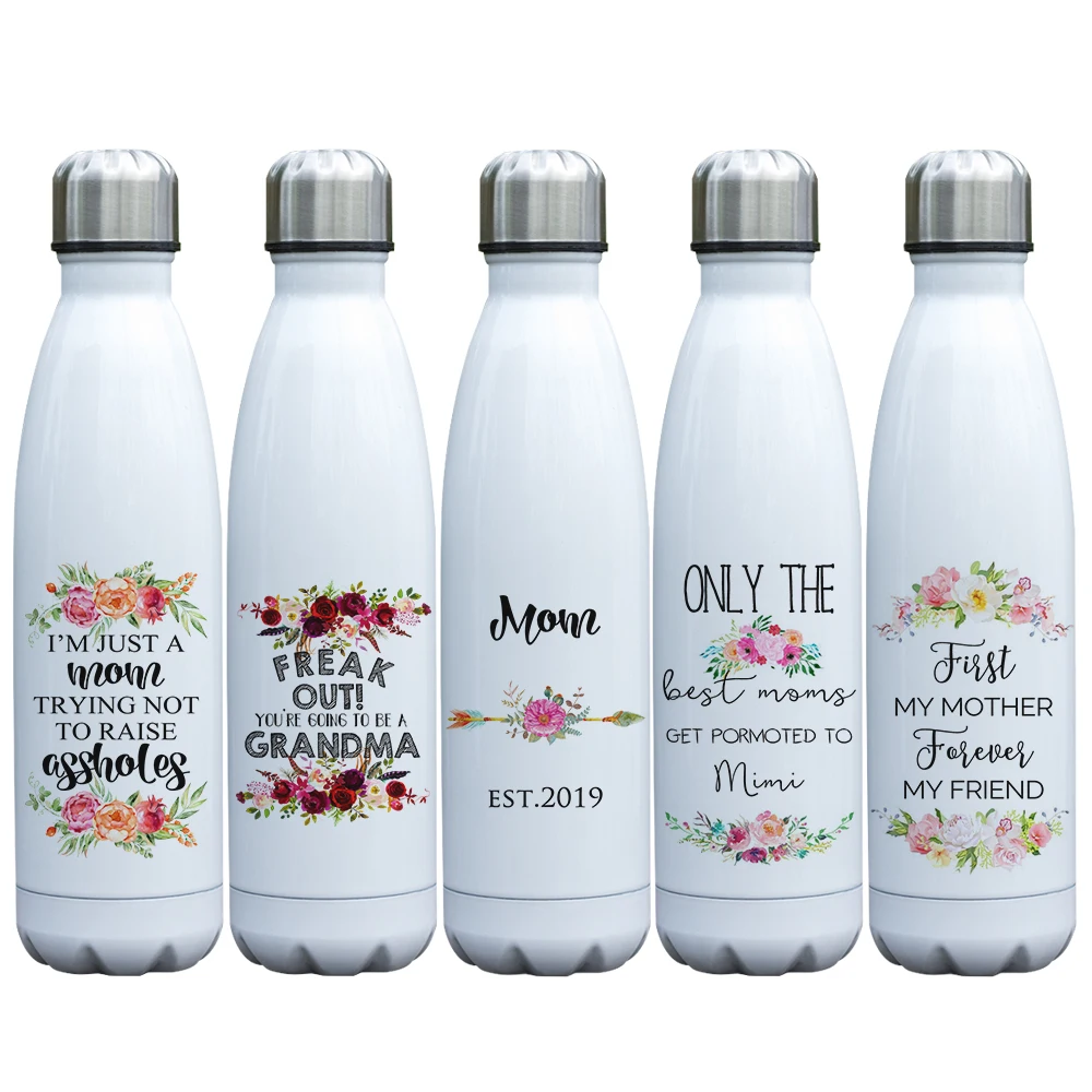 

Mother's Day Gift Bottle Stainless Steel Vacuum Cup Customized Thermal Bottle DIY Unique Present for Moms Grandma's Gift Special