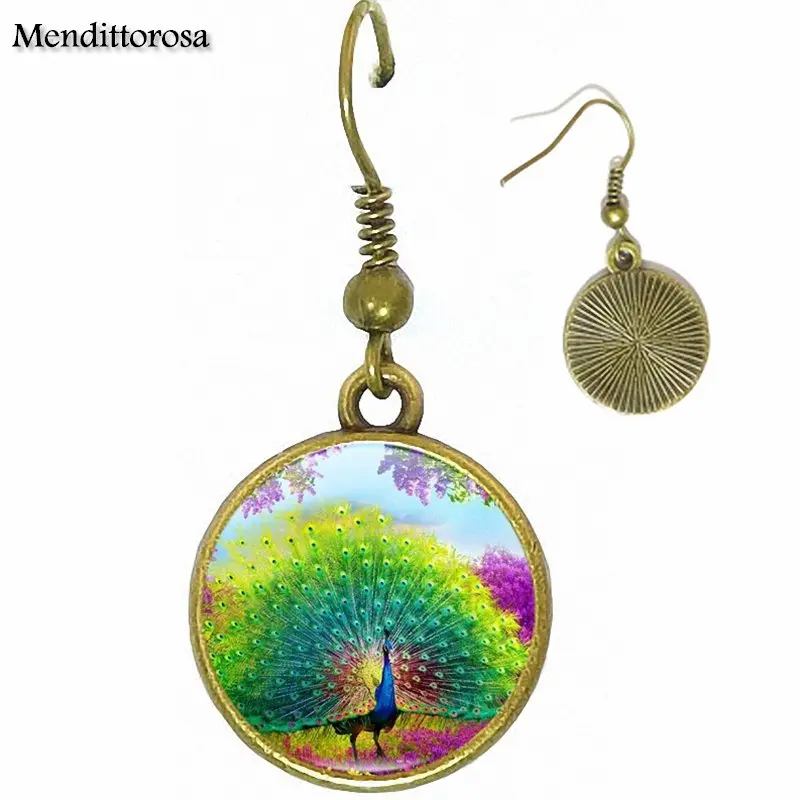 Подарок для девочек ручной работы модные ювелирные изделия в виде павлина