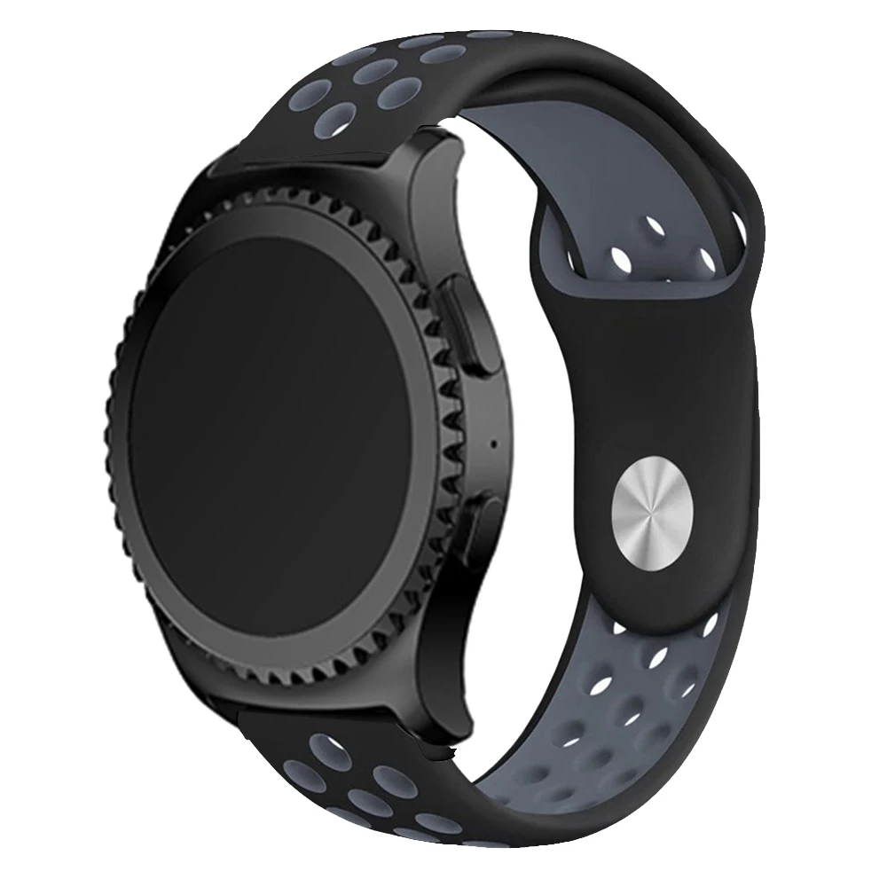 42 мм спортивный силиконовый ремешок для часов Samsung Gear s2 сменный умных Xiaomi HuaMi Amazfit