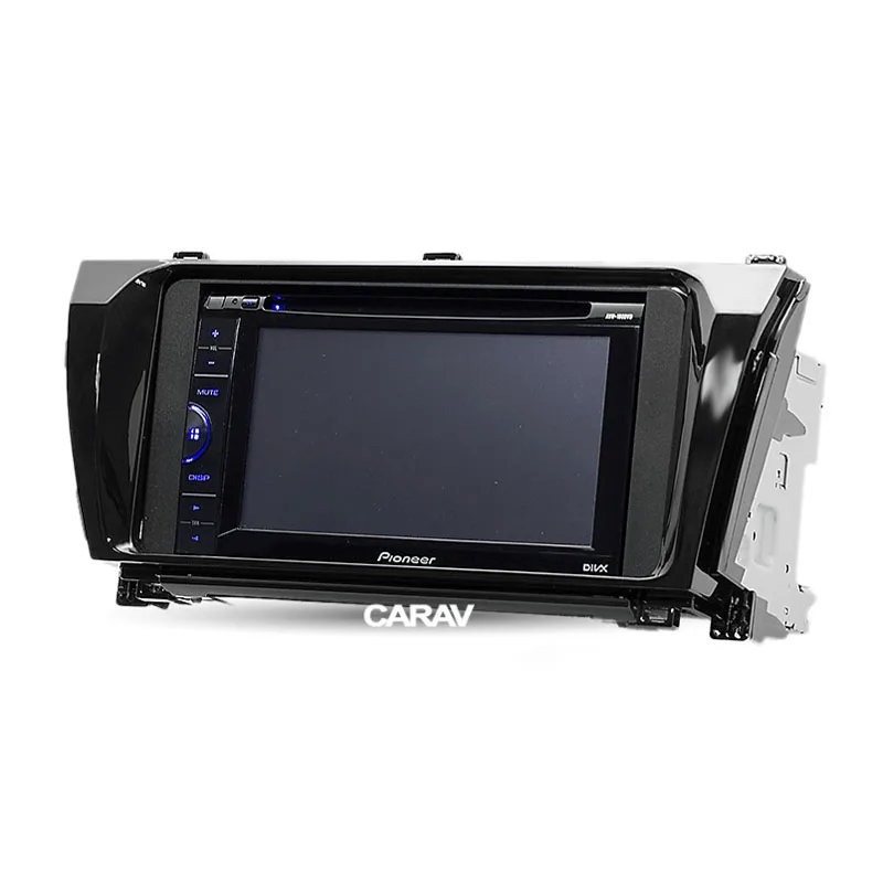 CARAV 11-461 Double Din Fascia For TOYOTA Corolla 2013-2016 (Left wheel) Radio DVD Stereo Panel Dash Mounting Installation Trim |