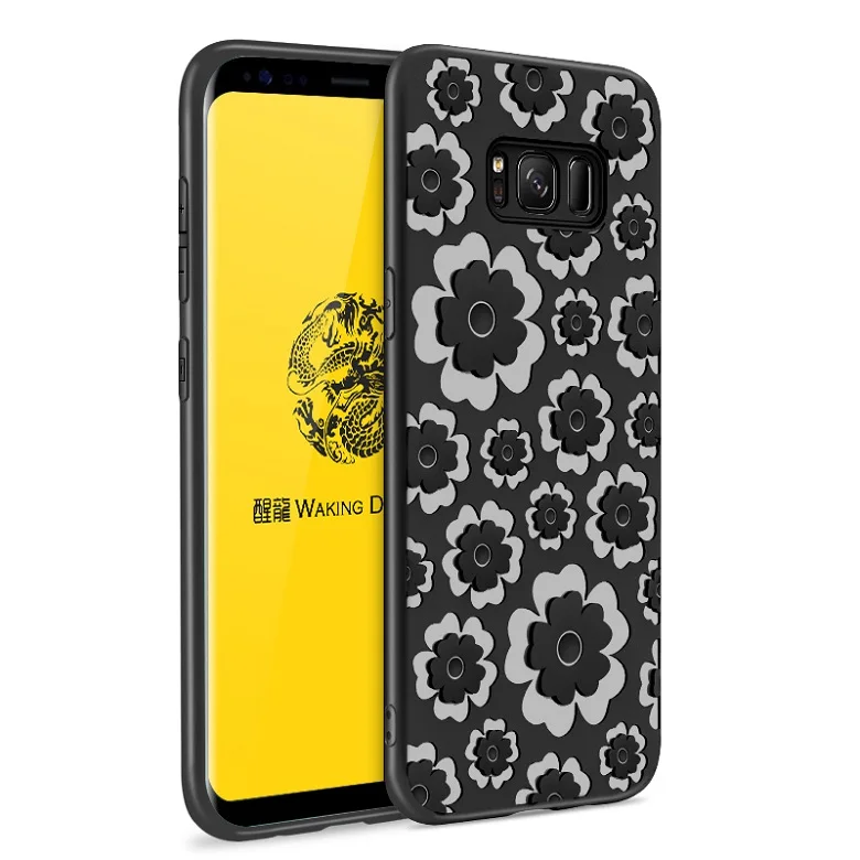 Befosson чехол для телефона для Samsung S8 S8 Plus чехол из мягкого ТПУ - Цвет: Black
