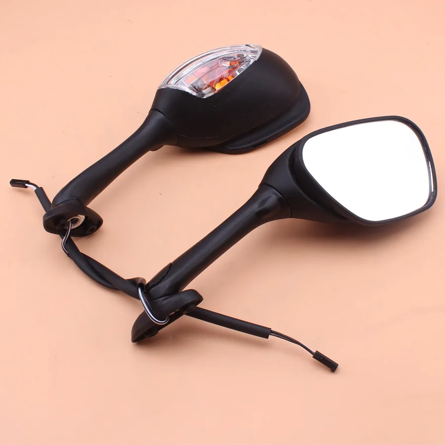 Smoke Clear Lens Motorcycle LED Turn Signal Light Rear View Side Mirror For Suzuki GSXR600 GSXR750 SV1000/SV1000S GSX-R 1000 | Автомобили
