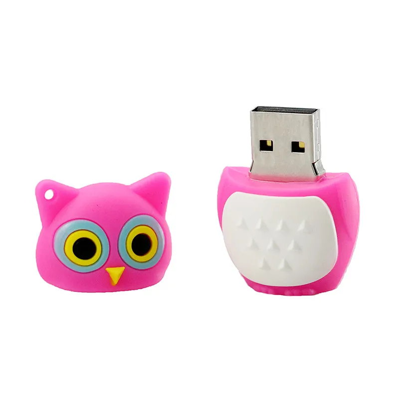 Флэш-накопитель USB 2 0 в виде милой совы внешний накопитель флэш-накопитель 64 ГБ 32 16