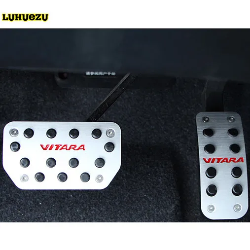 Тормозная педаль Luhuezu из алюминиевого сплава для Suzuki Vitara Accessories 2015 2016 2017|for suzuki|cover